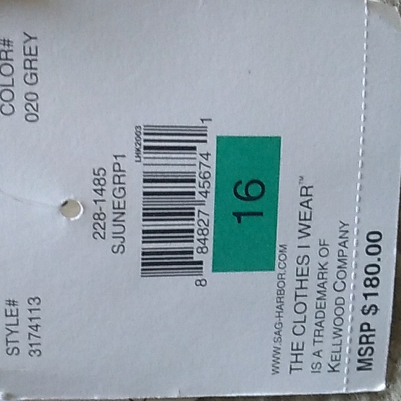 2/$100 sag Harbor women's suit (size 16) - Picture 10 of 10